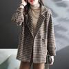Coat for Women Cotton Winter Thickened Casual Versatile Oversize Double Layer Button Cardigan Suit Jacket