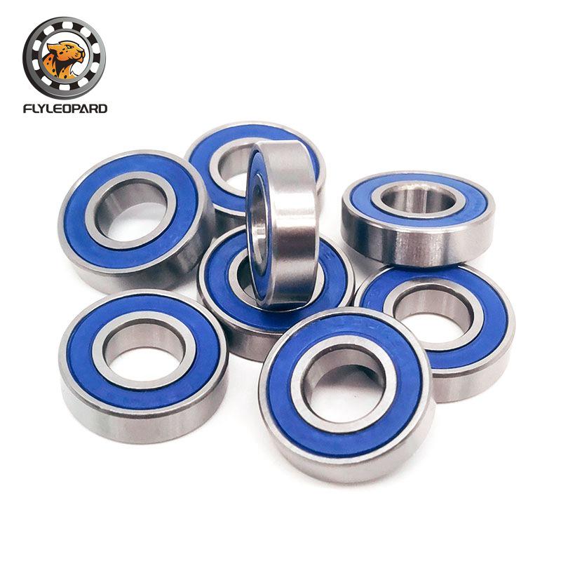 In-stock 6900 2RS Thin-walled Deep Groove Ball Bearing, 10x22x6, High-speed Motor Bearing with Blue Rubber Seal.