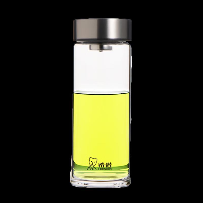 Heenoor Portable Glass Tea Infuser Bottle