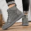 Men Handmade Pattern Leather Comfy Soft Sock Ankle Boots Autumn Winter Men Boots
