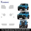 Pro Suzuki Jimny Sierra JC  -2025 Ochranná fólie na světlomety a zpětná zrcátka Samolepka na auto Ochranná proti poškrábání Kouřová Čirá