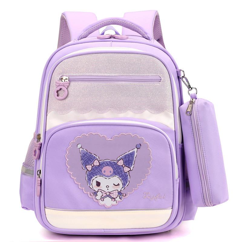 Cute Cartoon Elementary School Backpack For Girls With Lightweight Design And Comfortable Shoulder Straps
