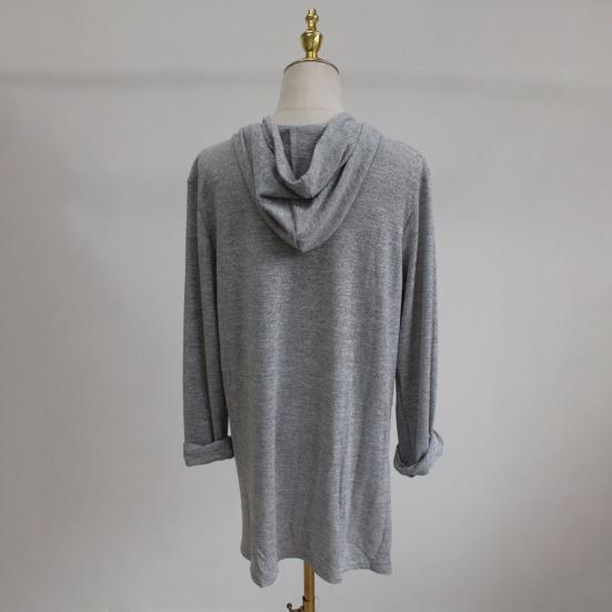 45720 Sleeve Hoodies for Women Oversized Hooded Pullover Tops
