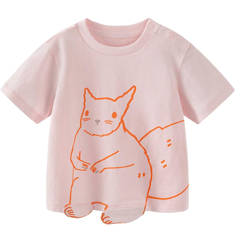 Minibala Kids' Plant Fiber Quick-Dry Cartoon T-Shirt