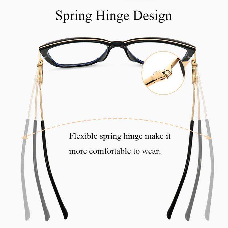 Anti Blue Light Glasses Prescription Spectacles Women -1.00,-2.00,-4.00,-5.00