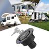 RV Water Inlet Replacement Lockable City Water Connection With Keys For RV Dustproof Leakproof Trailer Replacement Fill Hatch