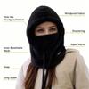 Winter Warm Thermal Windproof Balaclava Ski Hood Motorcycle Face Cover Polar Fleece Adjustable Cycling Neck Cover Full Face Mask