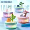 Landscape Air Humidifier Desktop Plant Humidifier Car USB Aroma Diffuser Colorful Ambient Light Mist Sprayer Quiet Mini