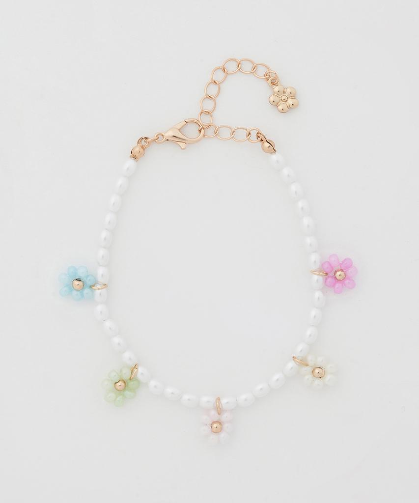 Ourhope Margaret Pendant Pearl Bracelet - Gold