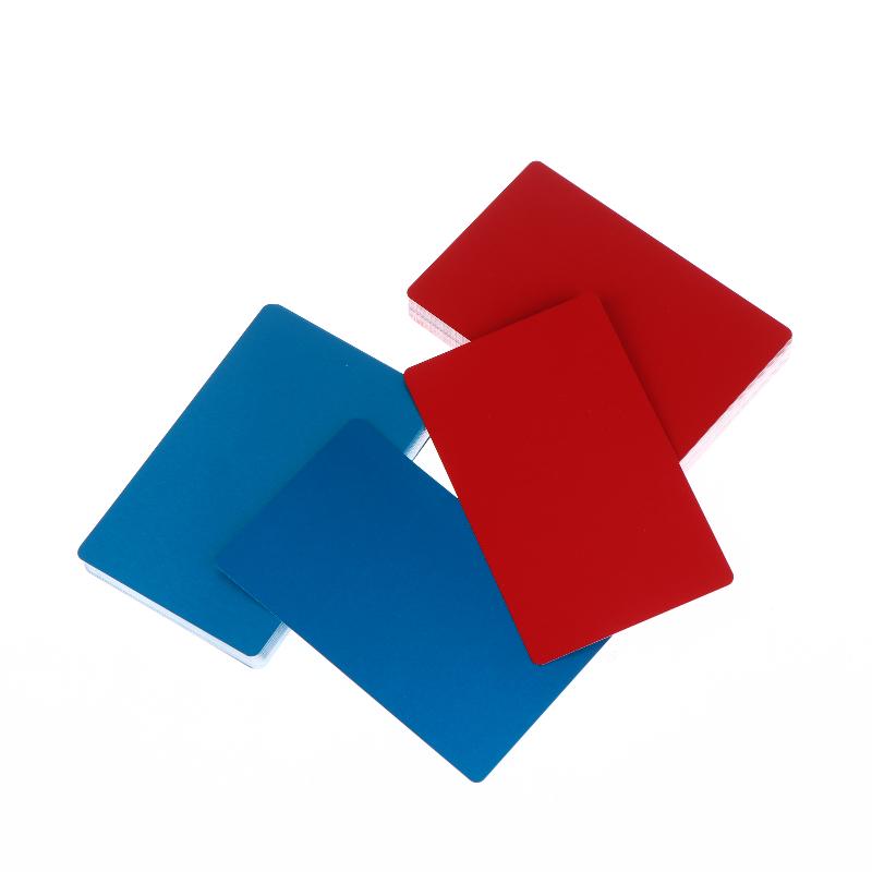 50 Buc. Blankuri Gravură Laser Foaie Aluminiu Cărți de Vizită Gravură Laser Multifuncționale DIY Cărți Cadou