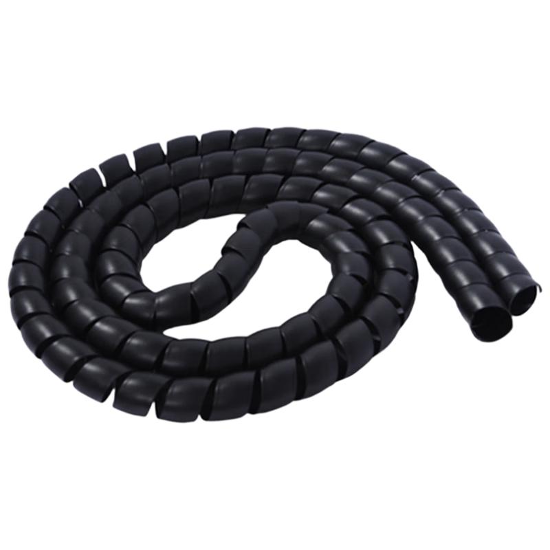 Spiral Cable & Hose Protector Sleeve чёрный