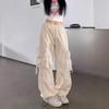 Trendy Unisex Wide-Leg Work Pants: Street Dance & Casual Versatile Wear for Spring and Autumn 2025