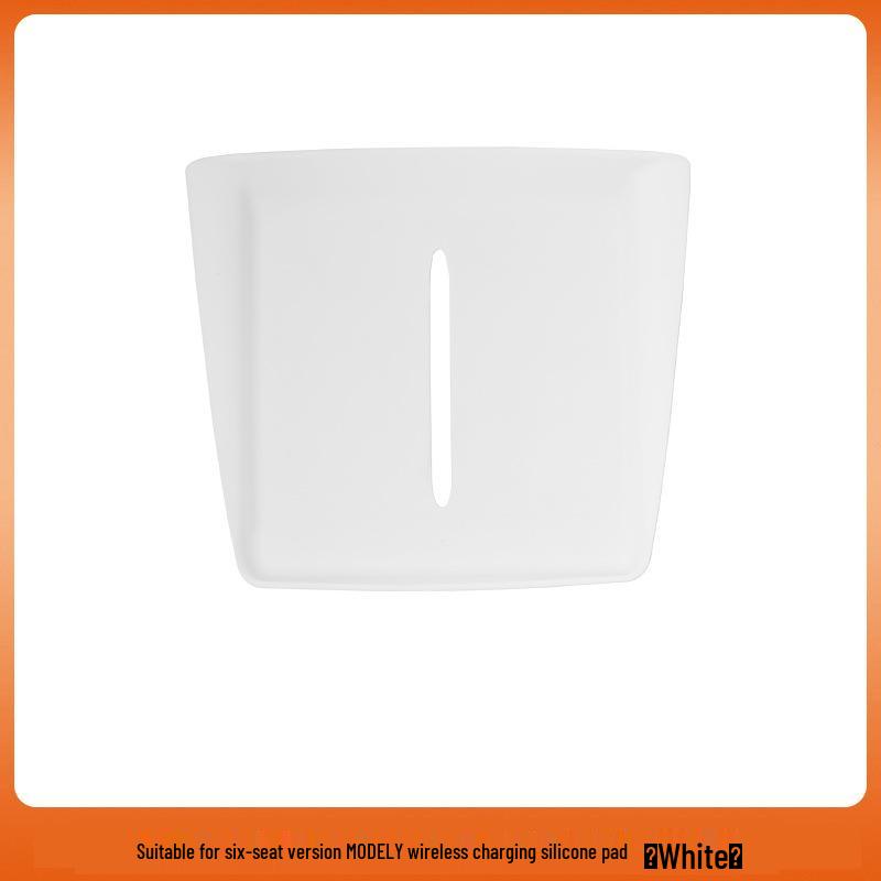

Tesla Model Y Center Console Wireless Charging Silicone Pad - Non-slip Interior Modification