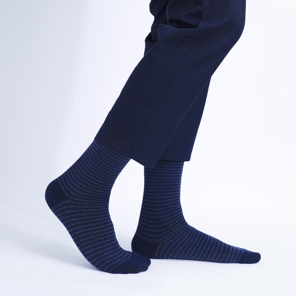 5-6 Pairs New Simple Large Size Men Dress Socks High Quality Blue Gray Stripe Argyle Cotton Casual Socks Size EU41-48
