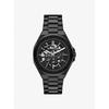 Oversized Callum Black-Tone Watch MKO1242