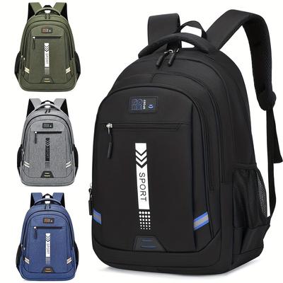 Backpack Men's Leisure Large Capacity Travel Backpack Business Computer Mountaineering Bag Middle School, High School, College Student Schoolbag