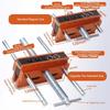 Precision Align Drill Locator Clamp Fixed Woodworking Clamp Wood Punch Tool  Mortise Drilling