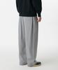 MUSINSA STANDARD Double Knit Three-Pleat Wide Lounge Sweatpants [Medium Grey]