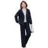 Mom's Spring & Autumn 2026 Women's Casual Hooded Two-Piece Sportswear Set - Ideal for Middle-aged and Elderly