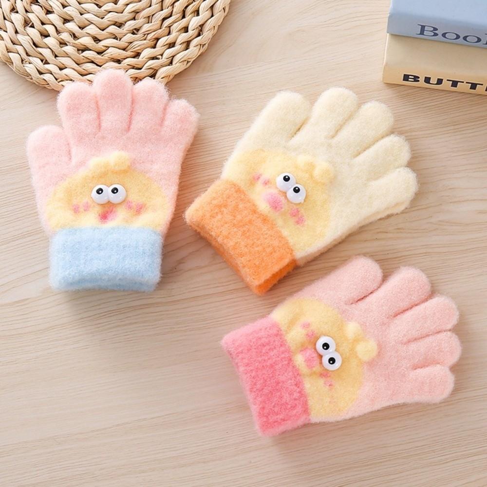 Barnes Varme Verktøy Vinter Barnehansker Fem Fingre Gutter og Jenter Kuldebestandig Hanske