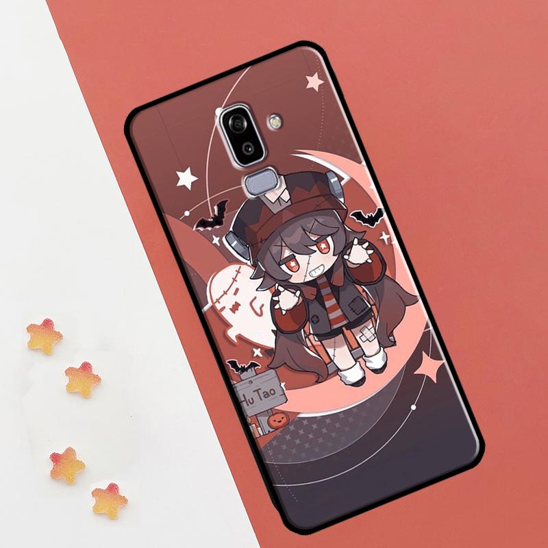 Genshin Impact Chibi Case For Samsung Galaxy J8 2018 A7 A9 A6 A8 J4 J6 Plus J1 A3 A5 2016 J3 J5 J7 2017 Cover