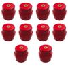 10PCS Polyester Busbar Insulator Bracket with Threaded Mounting for AC Power Distribution Busbar Support Applications