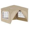 Pop Up Party Tent 290 X 290 X 245 Cm Cream