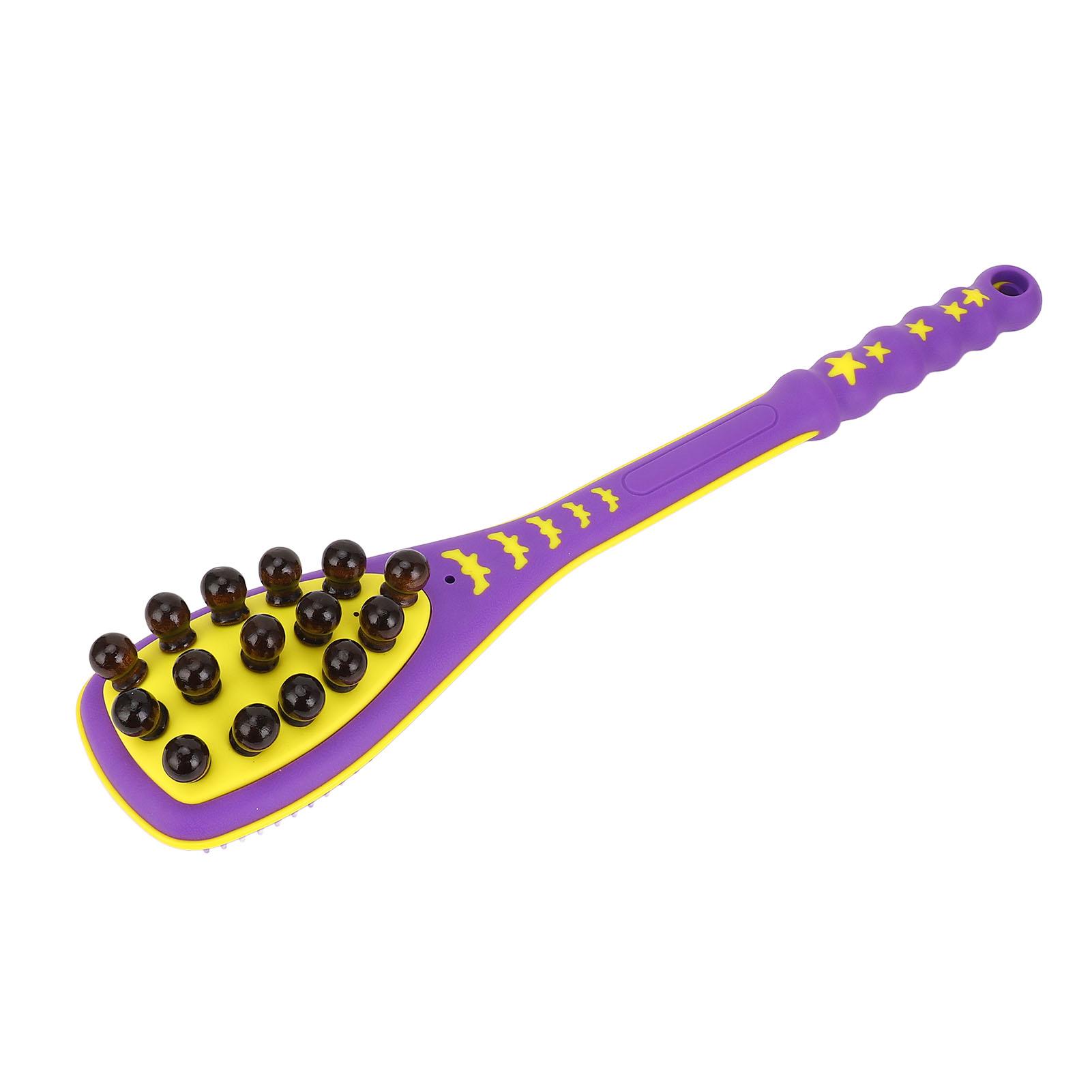 

Бамбуковый массажный молоток для спины с двойной головкой, чесалка для спины, ручная массажная палочка, массажер для постукивания по спине