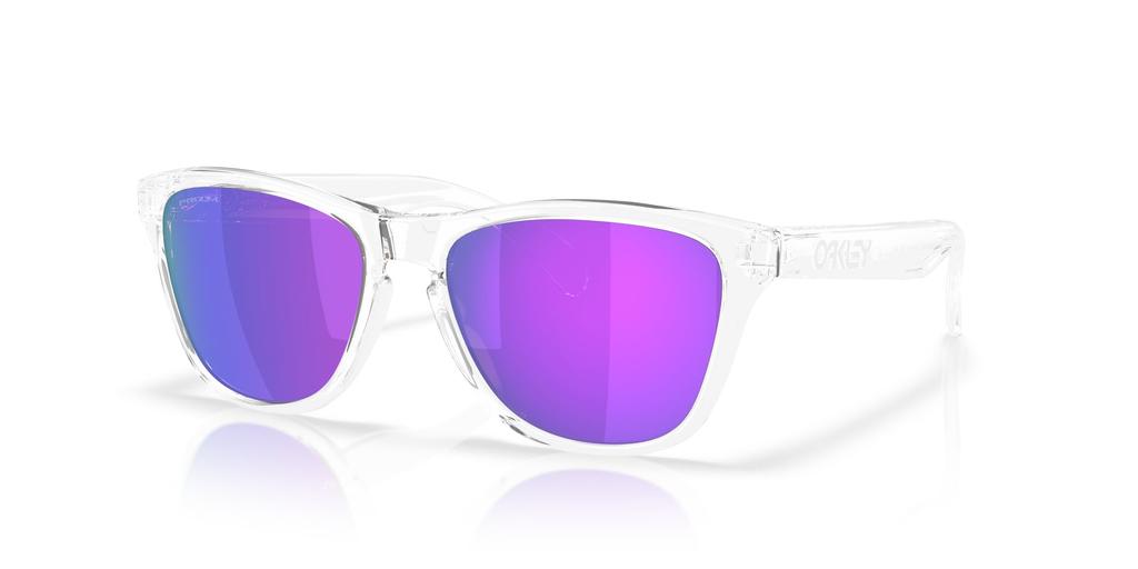 Oakley Sunglasses Frame Color Polished Lens Prizm 53mm Men's 0OO9508, (Front) Clear, Color Violet,
