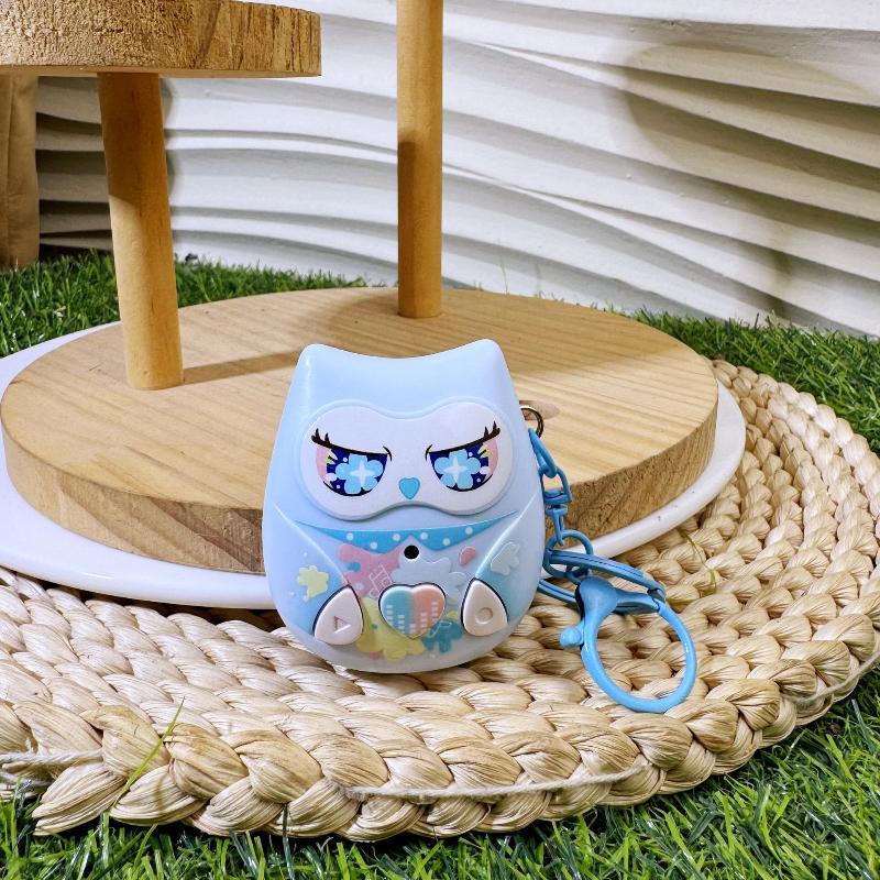 Portachiavi Registratore Vocale Gufo Adorabile Ciondolo Registrabile Portatile Portachiavi Per Amici Bambini Regalo di Compleanno Portachiavi per Zaino