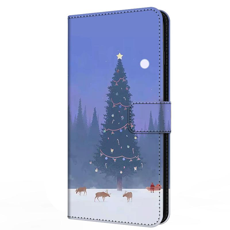 Leather Case For Honor 300 Honor300 Ultra Card Stand Book Cover For Magnetic Wallet Phone Bumper Merry Christmas Shell Flip Para