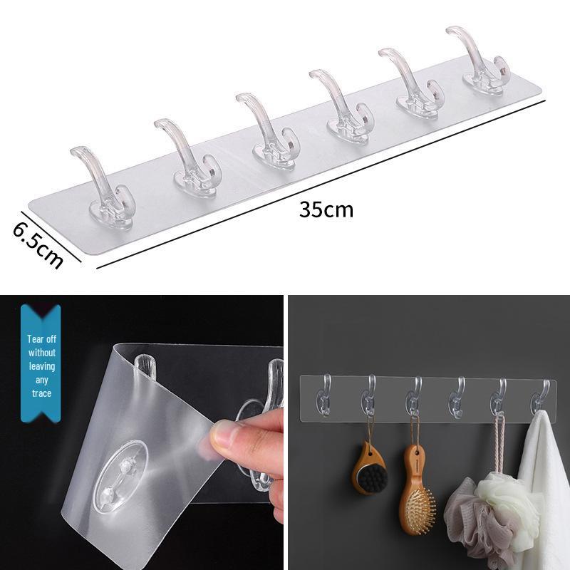 Transparenter Spurloser Klebehaken - Starkes, Nagelfreies Design