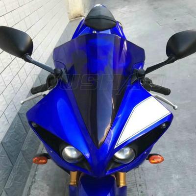 Motorcycle Double Bubble Windshield Windscreen Screen For 2009 2010 2011 2012 2013 2014 Yamaha YZF-R1 1000 YZF R1 Black Iridium