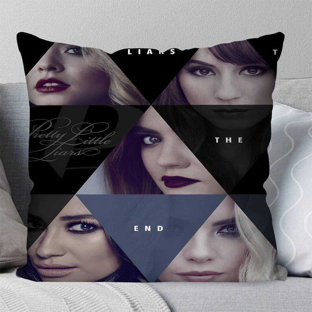 Pretty Little Liars Kissenbezug Quadratisches Kissen Schlafzimmer Sofa Freizeit Komfortkissen Auto Wohnzimmer Heimdekoration