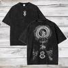 T-shirt Anime Berserk Hip Hop Streetwear T-shirt Guts T-shirt Lavato Estate Uomo Casual Larga Manica Corta Harajuku