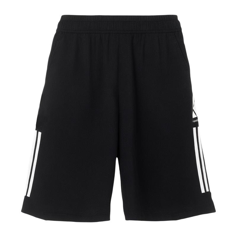 

New Adidas Shorts Children Aged 3 7 Years Old Black White S21ATMSH1TK-BW 110