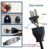 Enchufe de Alimentación Socket Macho-Hembra de Tres Pines Estilo Americano 15A 125V, Negro