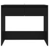 VidaXL Table console Noir 89 × 41 × 76.5 cm Acier