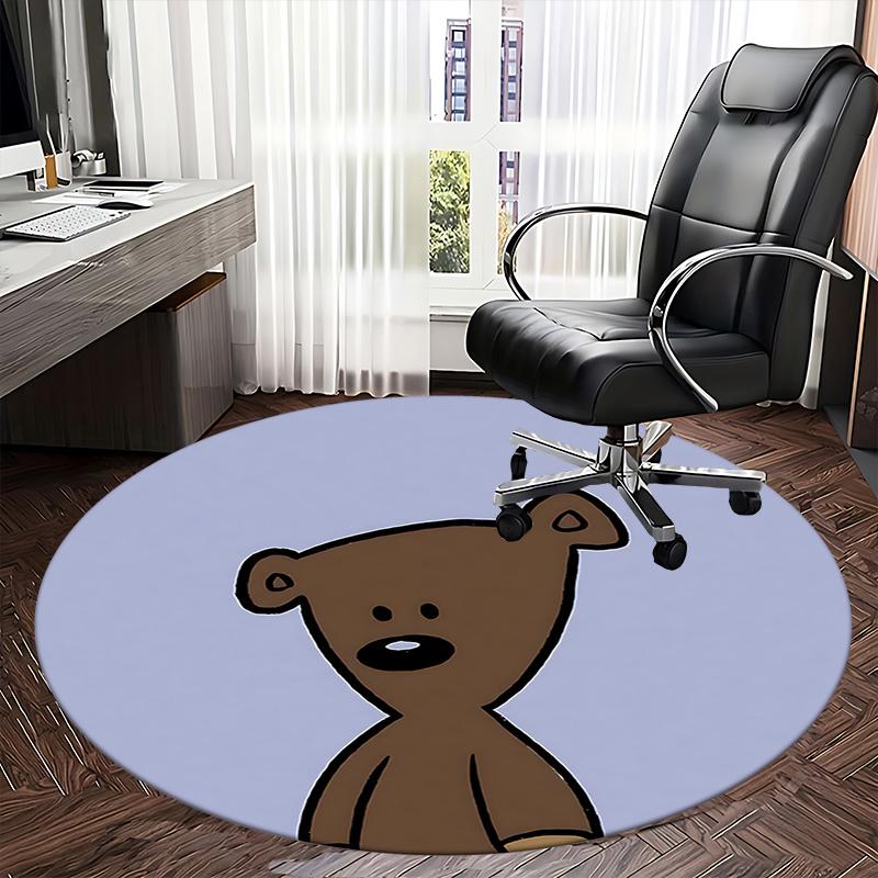 Round Carpet Chair Mat - Home Decor, Sofa Rug, Office Mat, Gift for Any Room0422b