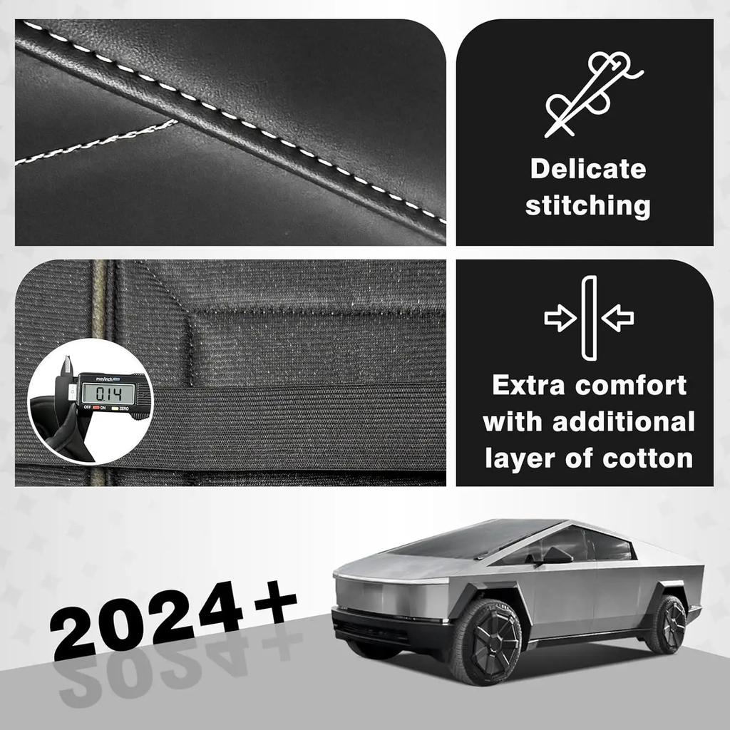 Center Console Armrest Pad Cover Compatible for Tesla Cybertruck 2024 2024 Accessories Extra Soft Microfiber Leather Protector