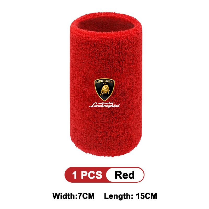 Car Lamborghini Sports Headband Wristband Ball Embroidery Stretch Boys Sticker for Working Out Quick Drying Wrist Sweat Bands HH69