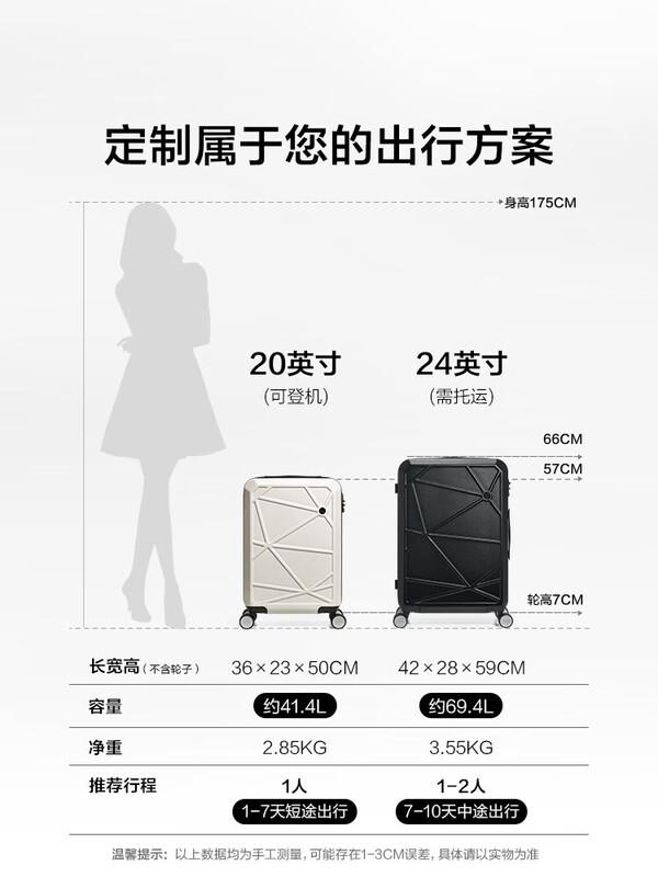 OIWAS Bird s Nest Series 24-inch Hardside Luggage
