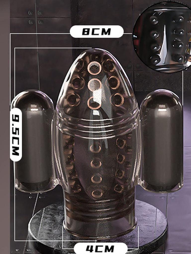 Glans-Rotor für elektrischen Glans Erwachsenen-Penis männlich USB-betrieben Männer, Vibrator, Rotor, Stimulation, Artikel, Ring, Vibrator,