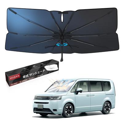 Improved Mozan Sunshade for Honda AIR SPADA Windshield Shade with 10 Flexible UV Heat Storage Bag Perfect for and Easy Interior Part [Manufacturer