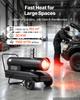 VEVOR Forced Air Kerosene Heater, 30 kW Output Diesel Torpedo Space Heater, for Garage, Warehouse, Workshop, Job Site, Construction