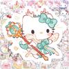 100 Stickers/Bag Cute Hello Kitty Stickers Sealing Sticker Phone Laptop Suitcase Waterproof Decorated Stickers Children Toy Gift