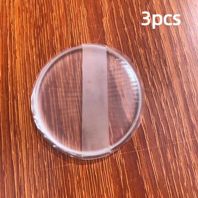 

Мягкая силиконовая гелевая пудра-пуховка для косметической основы для лица BB-крем без пудры для еды, инструмент для макияжа 3pcs