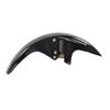 Motorcycle Plastic Mudguard for Yamaha Jianshe YBR125 YBR125K 2005-2020 JYM125 Front Fender Mud Guard With Metal Bracket Holder
