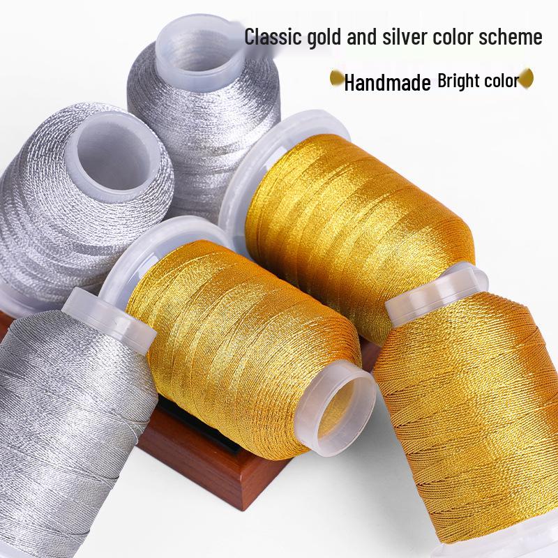 Gold & Silver Thread Bundle: 369 Strands for Weaving, Crafting, Jewelry & DIY Projects