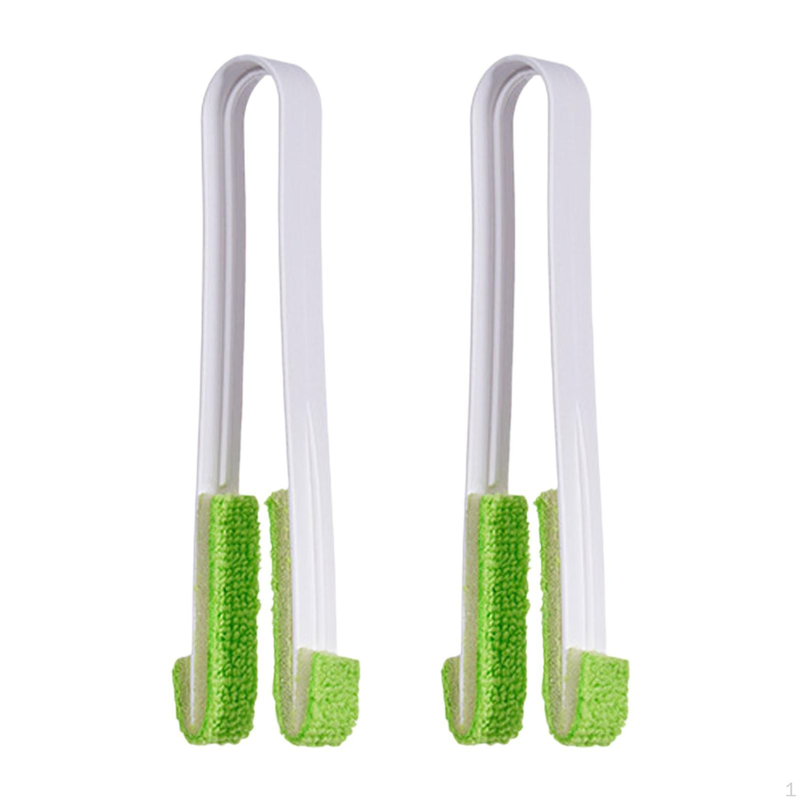 

2 шт. Щетка-метелка для мытья окон, моющиеся щетки, двусторонняя очистка для вертикальных поверхностей